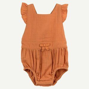 Spearmint Love Oliver & Rain Ruffle Bubble Romper